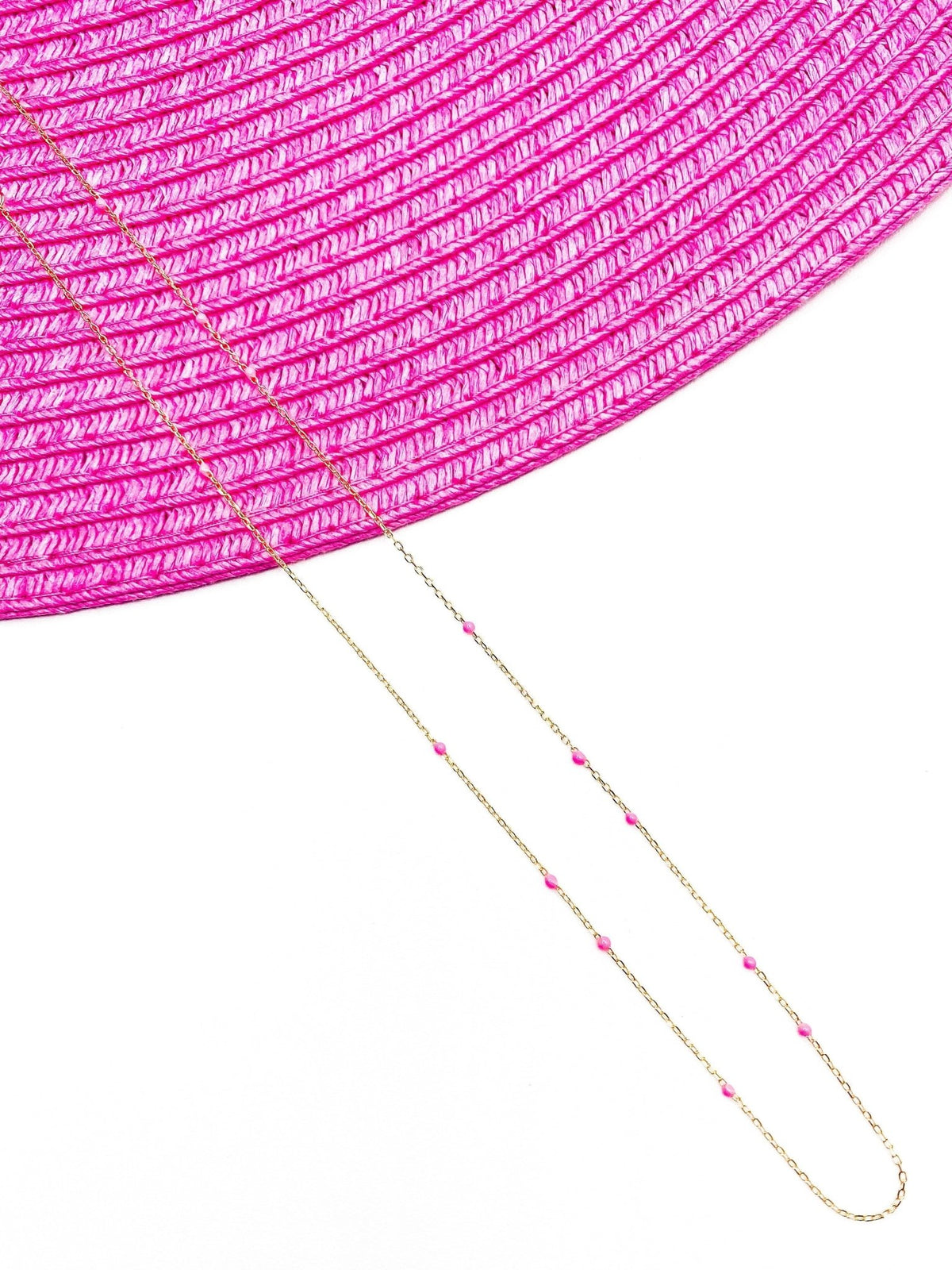 Love, Poppy Summer Vibes Pink Necklace - Freckled Poppy