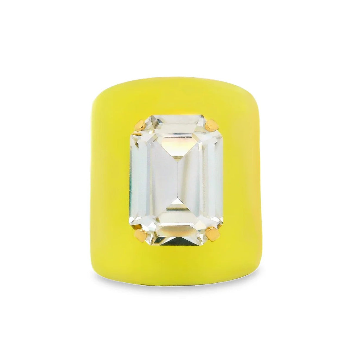 TOVA Mini Roddy Gold Plated Crystal Ring - Freckled Poppy