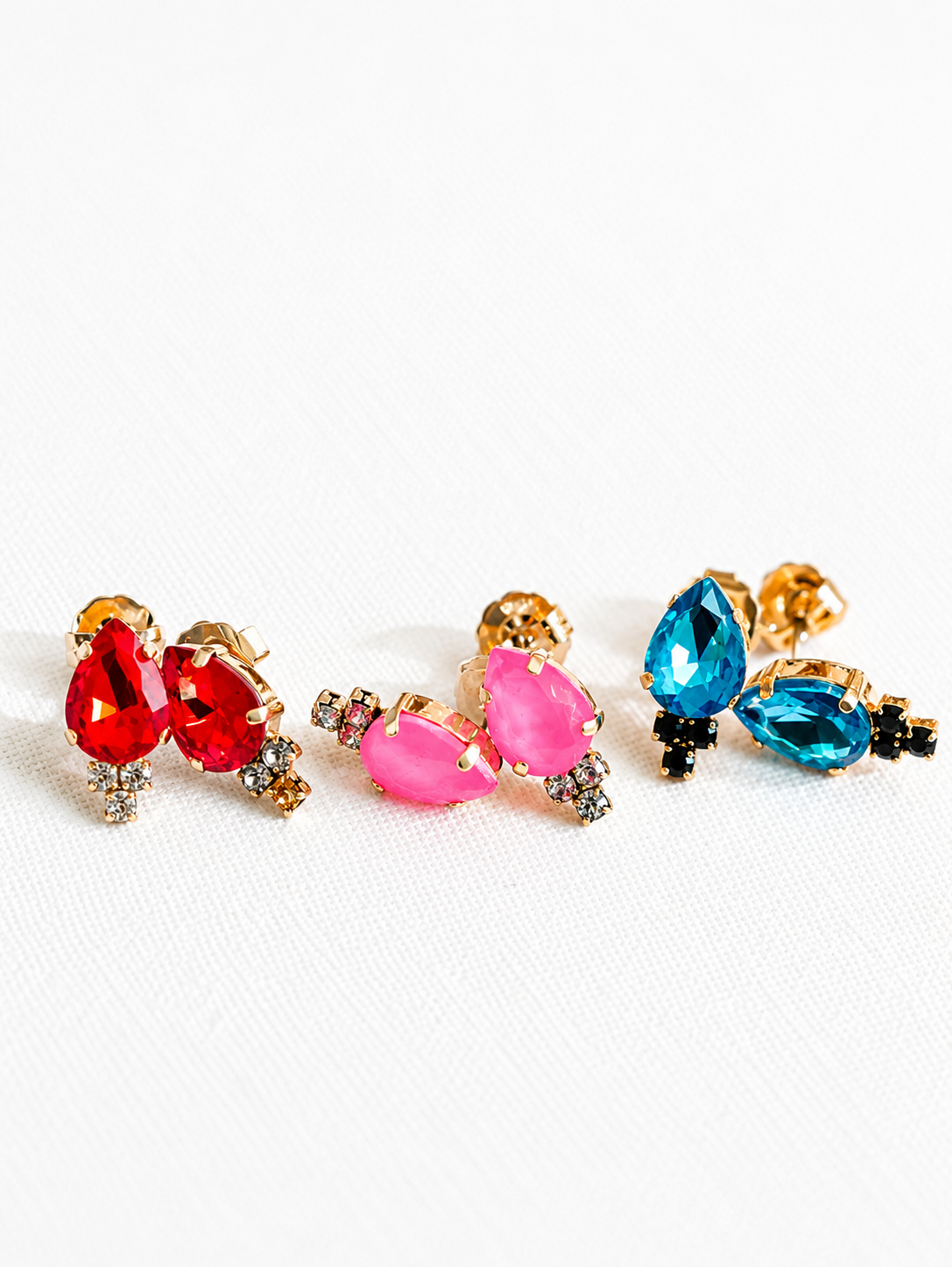SIENNA by Tova Valerie Crystal Teardrop Studs