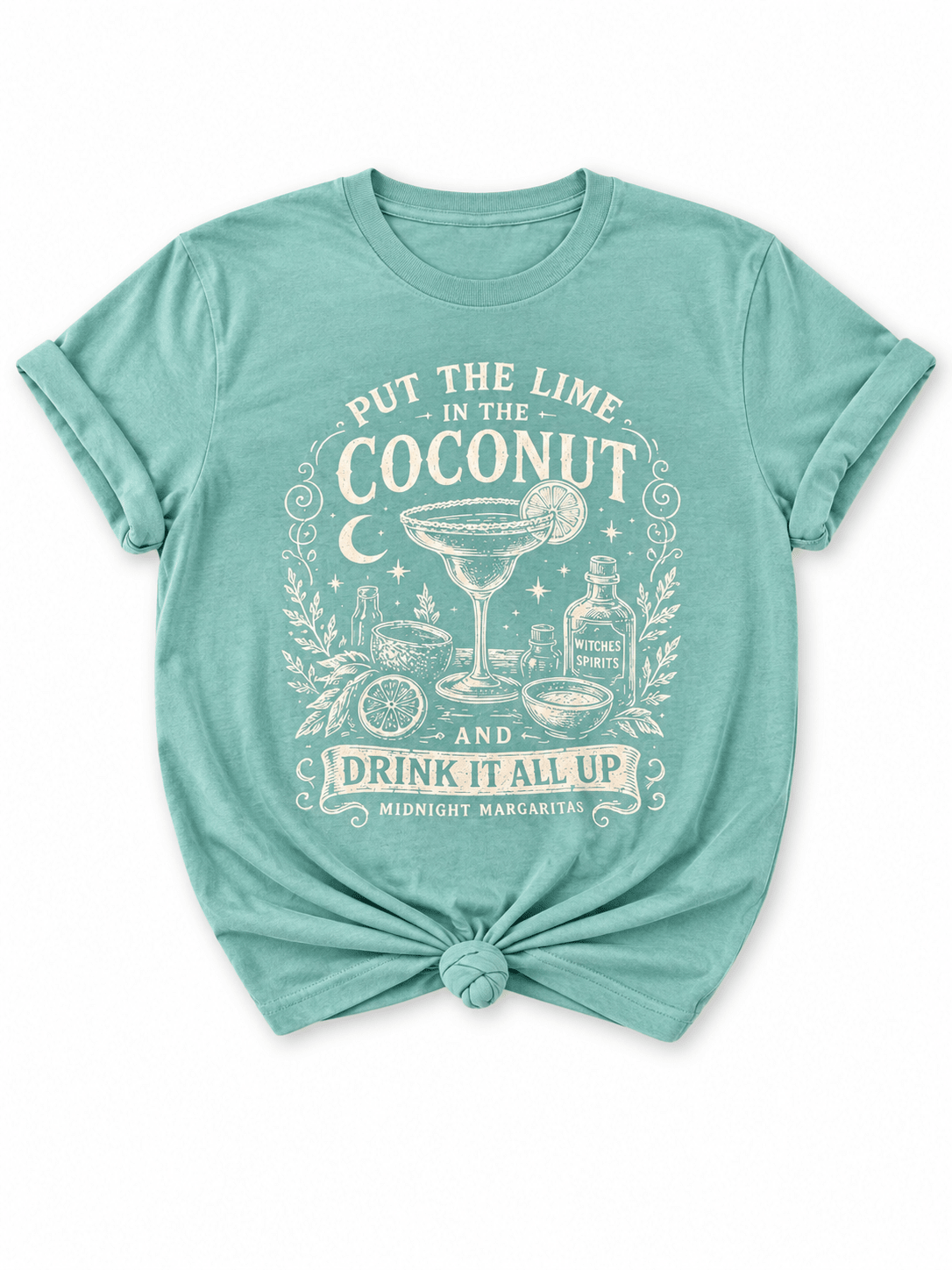 Plus/Reg Short Sleeve "Put the Lime in the Coconut" Graphic Tee - Freckled Poppy