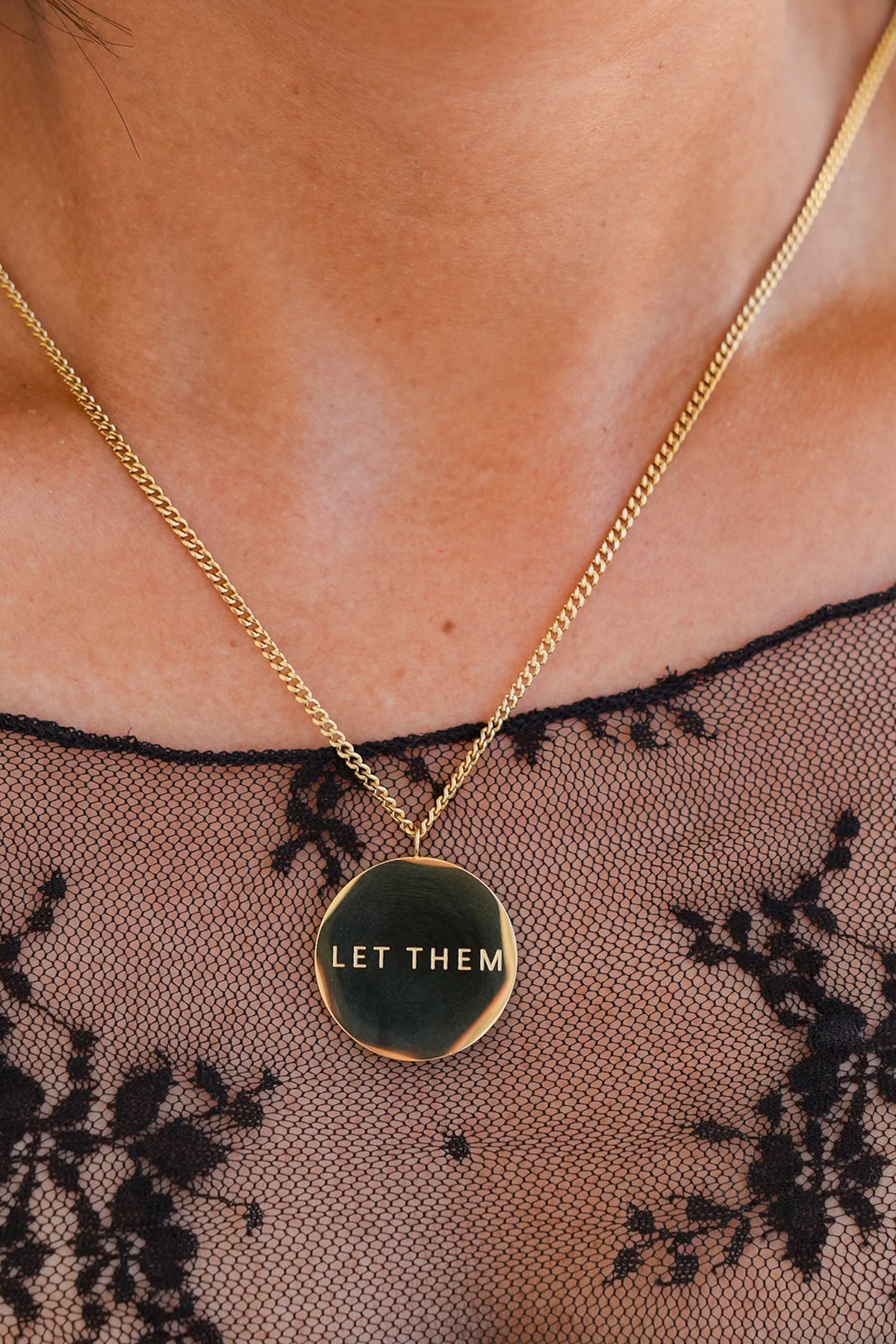 Restock! Raising Surfers The Let Them Necklace - Freckled Poppy