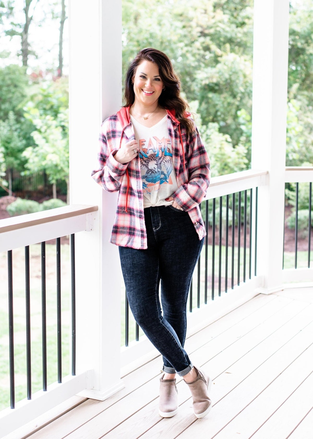Judy Blue Tummy Control Suck it up Buttercup Dark Wash Skinny Jeans - Freckled Poppy