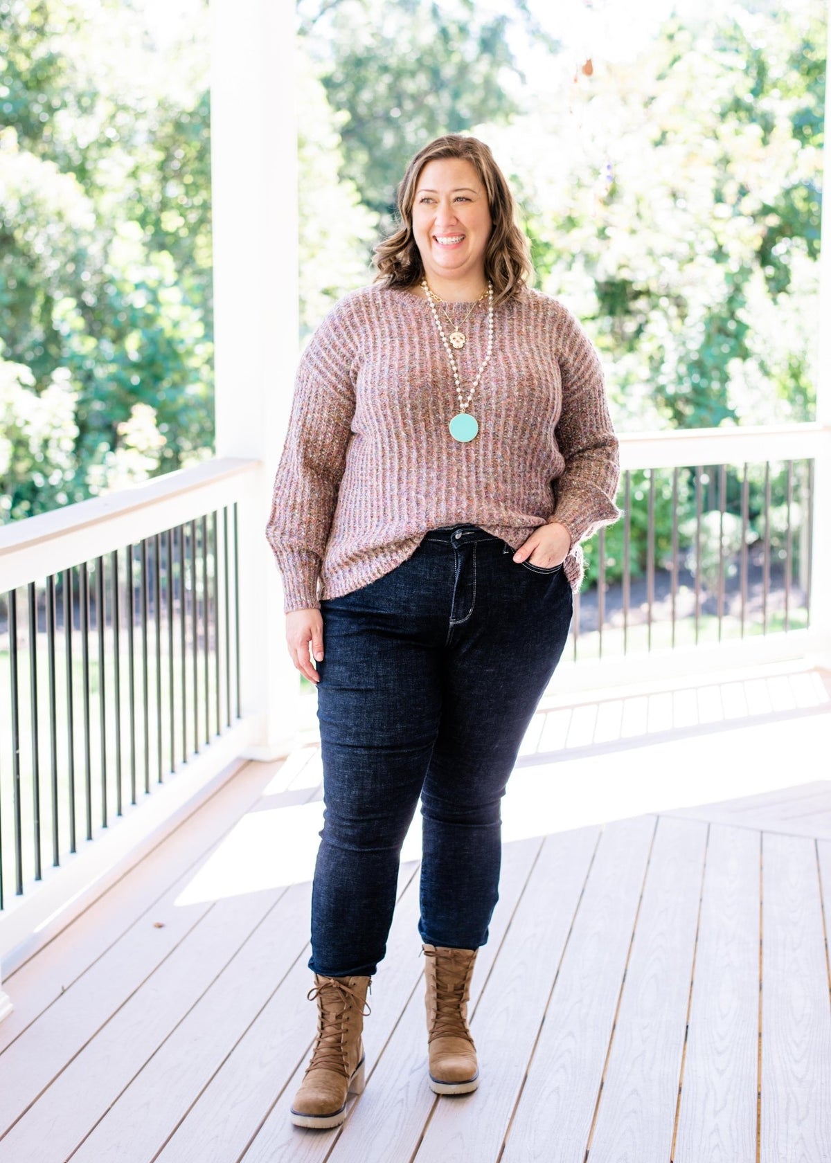 Judy Blue Tummy Control Suck it up Buttercup Dark Wash Skinny Jeans - Freckled Poppy